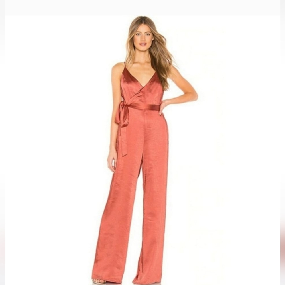 003 Line&dot  Rust Jumpsuit